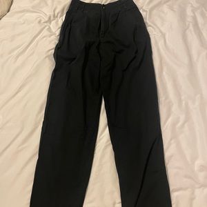 Vintage Lizsport 100% cotton black high rise pant